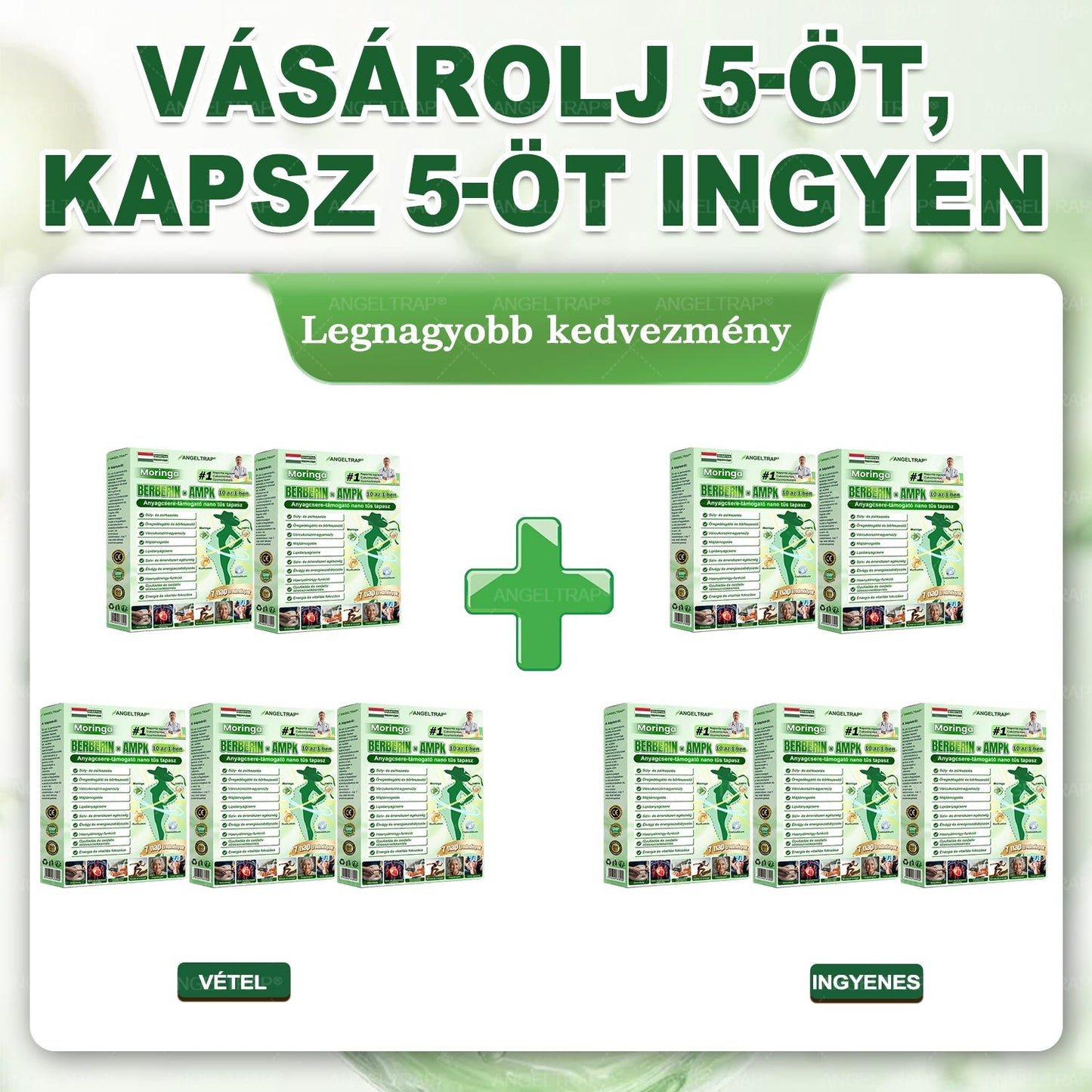ANGELTRAP® 𝗠𝗼𝗿𝗶𝗻𝗴𝗮 × 𝗕𝗲𝗿𝗯𝗲𝗿𝗶𝗻𝗲 × 𝗔𝗠𝗣𝗞 𝟭𝟬-𝗶𝗻-𝟭 𝗠𝗲𝘁𝗮𝗯𝗼𝗹𝗶𝗰 𝗦𝘂𝗽𝗽𝗼𝗿𝘁 𝗡𝗮𝗻𝗼 𝗠𝗶𝗰𝗿𝗼𝗻𝗲𝗲𝗱𝗹𝗲 𝗣𝗮𝘁𝗰𝗵 🇭🇺 (𝐍𝐚𝐩𝐨𝐧𝐭𝐚 𝐜𝐬𝐚𝐤 𝐞𝐠𝐲𝐬𝐳𝐞𝐫, 𝐥𝐚́𝐭𝐡𝐚𝐭𝐨́ 𝐯𝐚́𝐥𝐭𝐨𝐳𝐚́𝐬𝐨𝐤 𝐦𝐚́𝐫 𝟕 𝐧𝐚𝐩 𝐚𝐥𝐚𝐭𝐭) ✅ 𝐄𝐥𝐡𝐢́𝐳𝐚́𝐬𝐫𝐚, 𝐜𝐮𝐤𝐨𝐫𝐛𝐞𝐭𝐞𝐠𝐬𝐞́𝐠𝐫𝐞, 𝐚𝐥𝐯𝐚́𝐬𝐢 𝐚𝐩𝐧𝐨𝐞́𝐫𝐚, 𝐢́𝐳𝐮̈𝐥𝐞𝐭𝐢 𝐩𝐫𝐨𝐛𝐥𝐞́𝐦𝐚́𝐤𝐫𝐚 𝐞́𝐬 𝐦𝐞́𝐠 𝐬𝐨𝐤 𝐦𝐚́𝐬𝐫𝐚